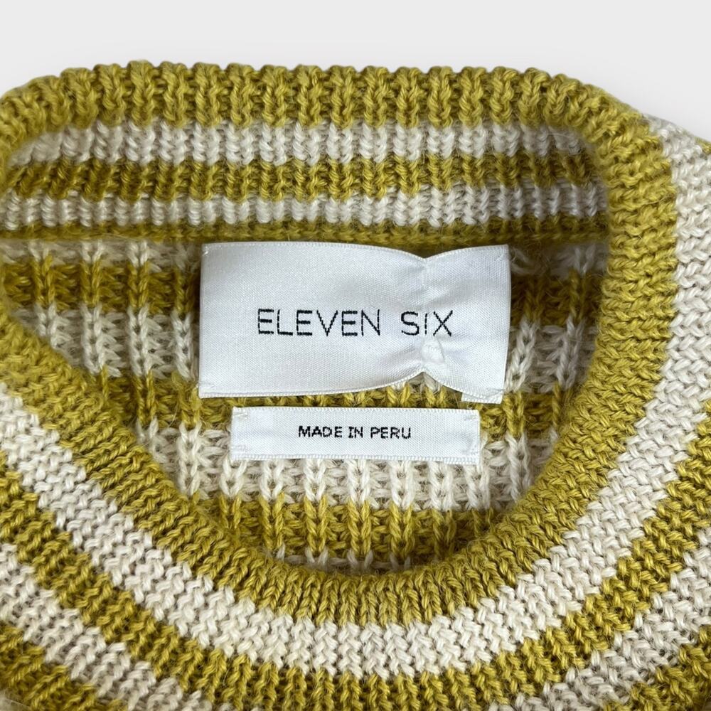 Eleven Six Mia Stripe Baby Alpaca Sweater Size Small - Picture 4 of 7